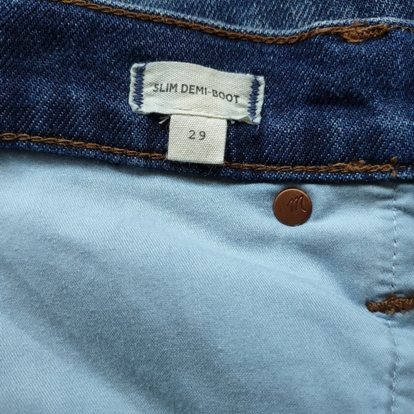 Madewell High-Rise Slim Demi-Boot Jeans - Picture 9 of 16